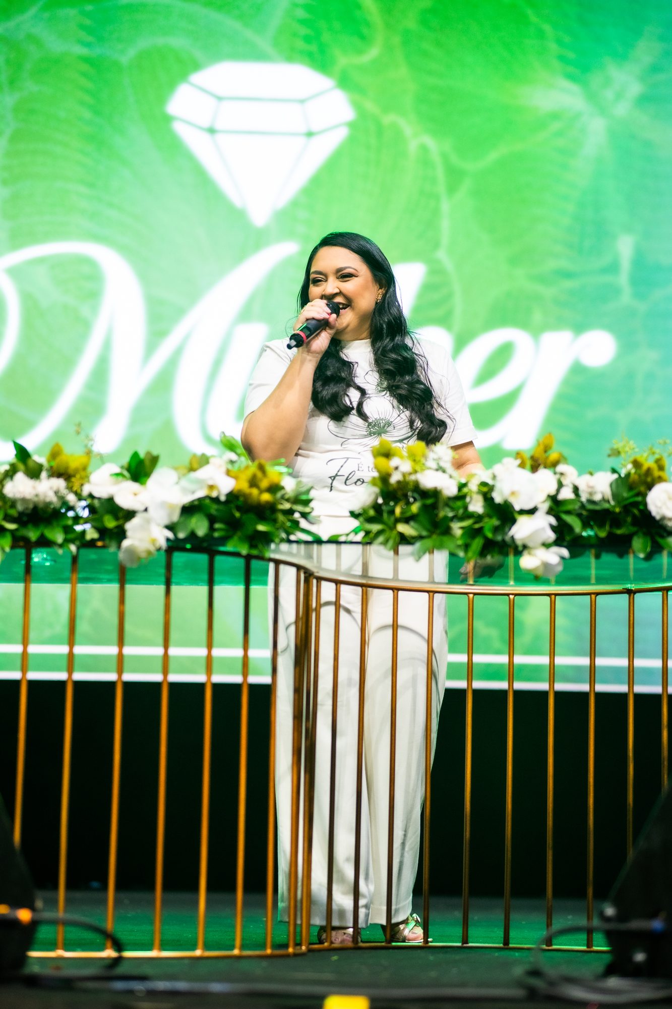 Elisiane no palco